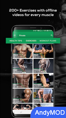 Fitvate - Gym & Home Workout 