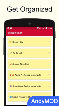Shopping List - Simple & Easy 