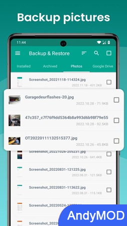 Backup and Restore - APP 