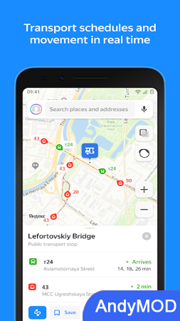 Yandex Maps and Navigator 