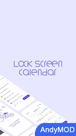 LockScreen Calendar - Schedule 
