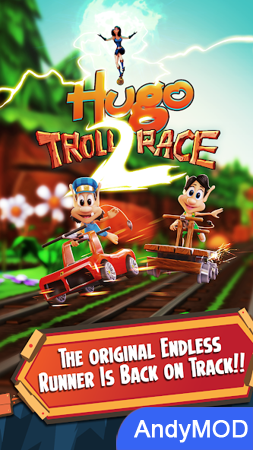 Hugo Troll Race 2: Rail Rush 