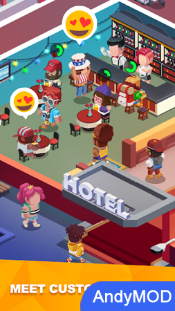 Sim Hotel Tycoon: Tycoon Games 