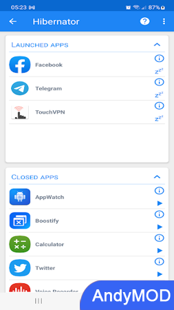 Hibernator: Force Stop Apps 