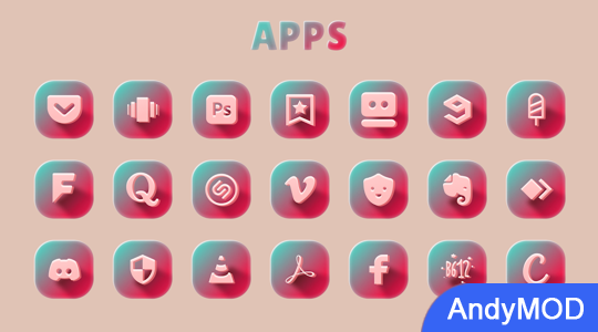 Mint Melon Icon Pack 