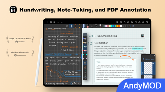 Notein: Handwriting,Notes,PDFs 