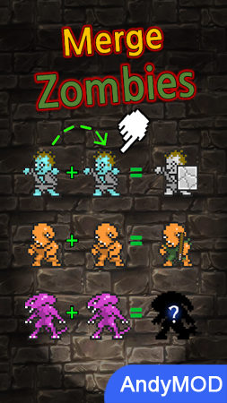 Grow Zombie : Merge Zombie 