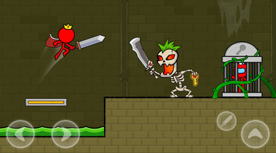 Red Stickman: Stick Adventure 