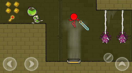 Red Stickman: Stick Adventure 