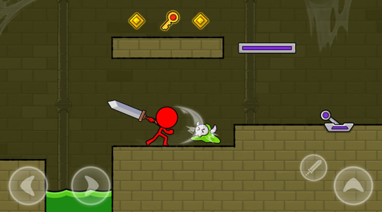 Red Stickman: Stick Adventure 