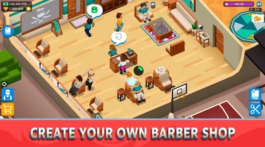 Idle Barber Shop Tycoon