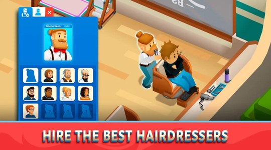 Idle Barber Shop Tycoon