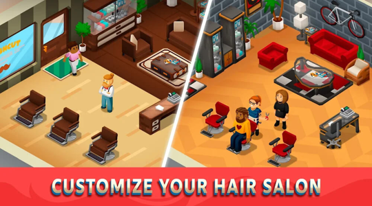 Idle Barber Shop Tycoon