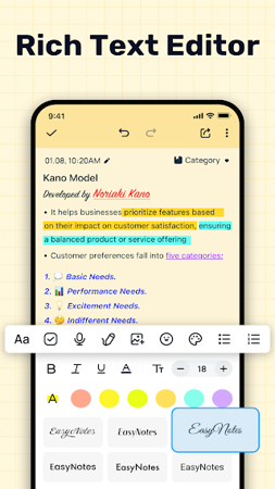 Easy Notes - Notebook, Notepad 