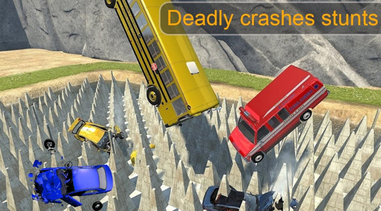 Beam Drive Crash Death Stair C 