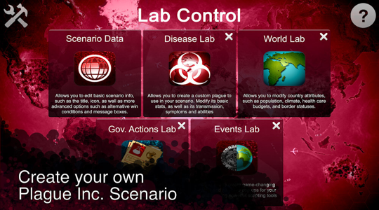 Plague Inc: Scenario Creator