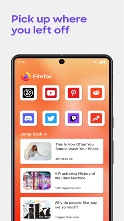Firefox Fast & Private Browser v122.0b9