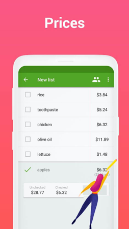 Grocery Shopping List Listonic