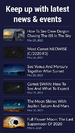 Star Walk 2 Ads+ Sky Map View