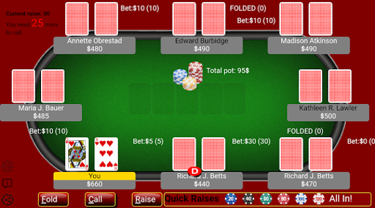 Texas Holdem Poker - Offline C