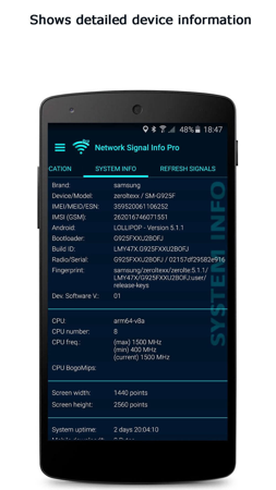 Network Signal Info Pro