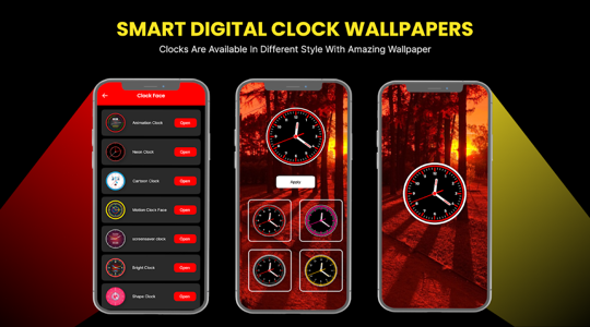 Smart Digital Clock Wallpapers