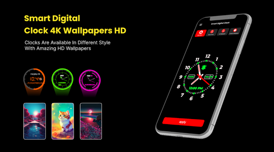 Smart Digital Clock Wallpapers