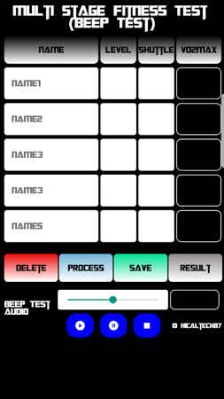 MSFT Beep Test (Multi-Stage Fi