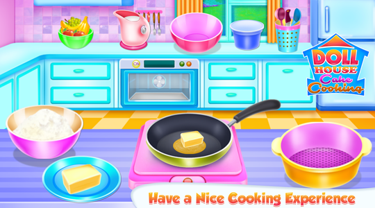 Doll House Cake Cooking