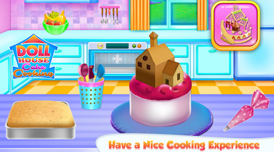 Doll House Cake Cooking